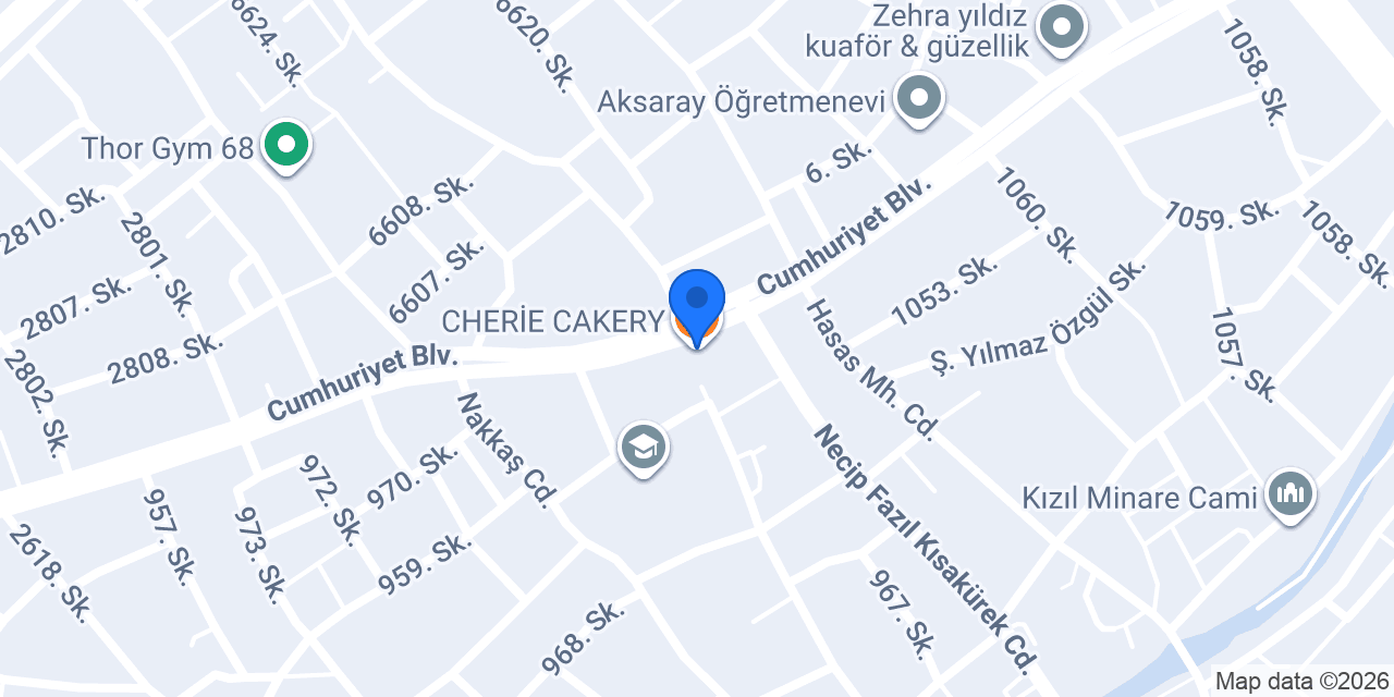 CHERİE CAKERY konumu