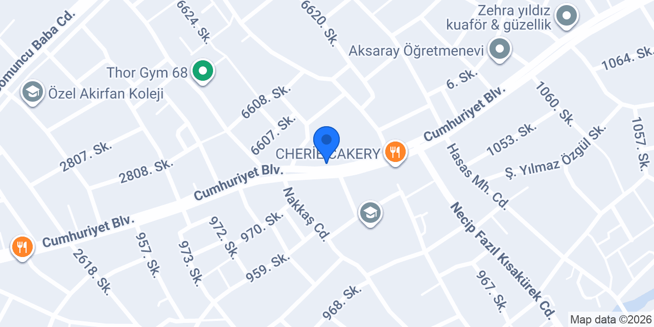 Paris Pastanesi | Aksaray Profiterol | Aksaray Ekler | Aksaray Trileçe | Aksaray Yaş Pasta konumu