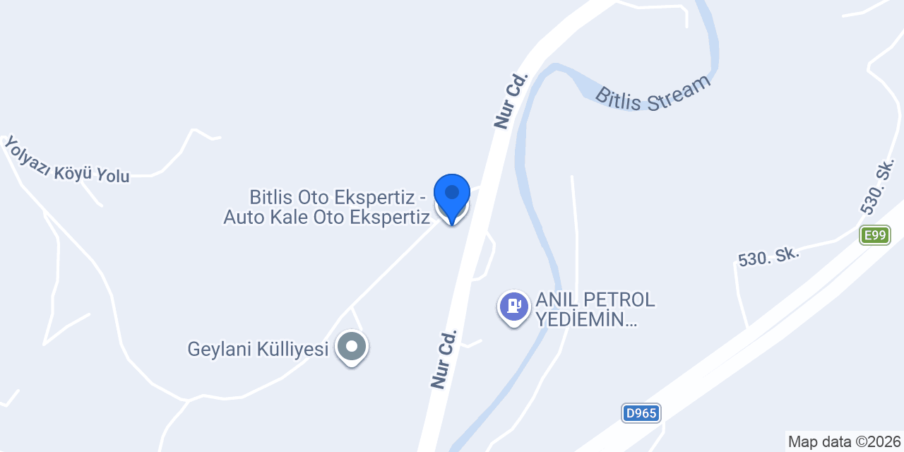 Bitlis Oto Ekspertiz - Auto Kale Oto Ekspertiz konumu