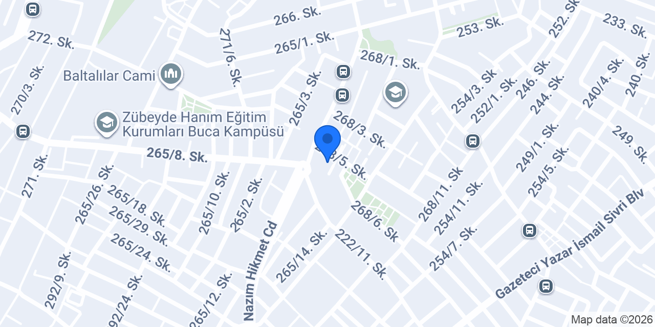 Ay Yıldız Sürücü Kursu konumu