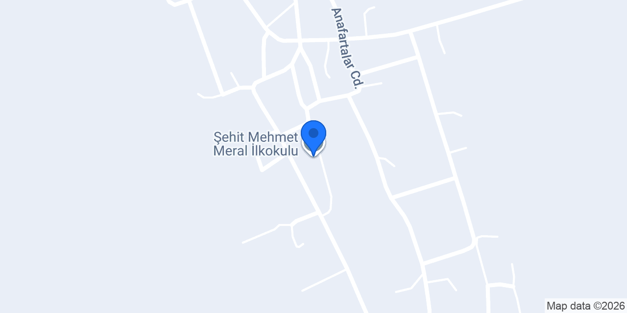 Şehit Mehmet Meral İlkokulu konumu