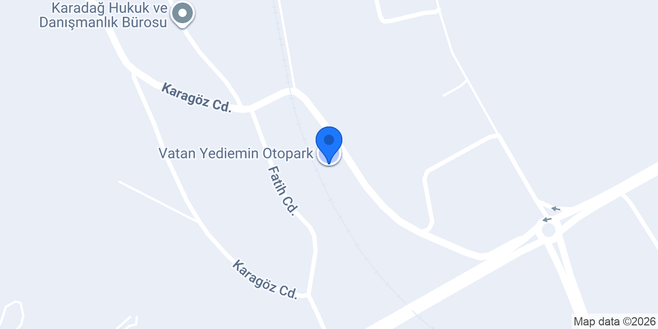 Vatan Yediemin Otopark konumu