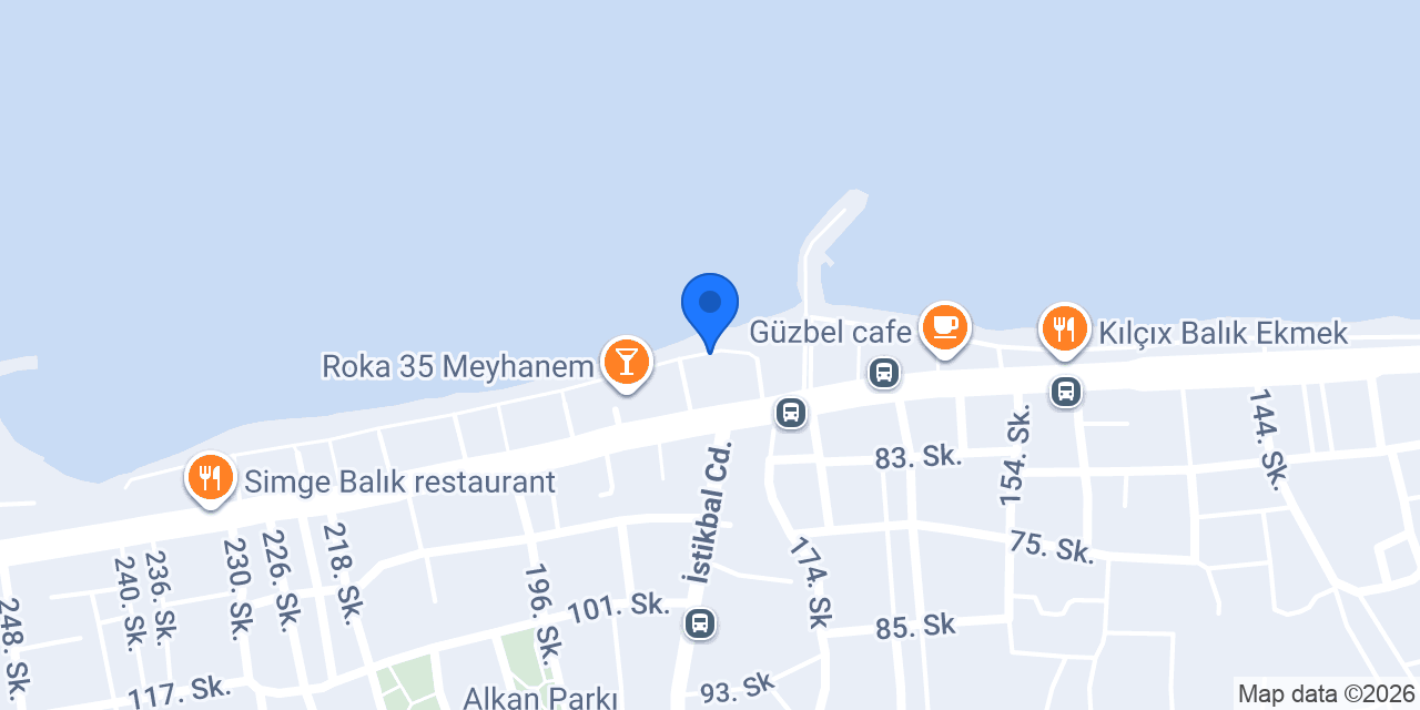 Molly Malone's Güzelbahçe konumu