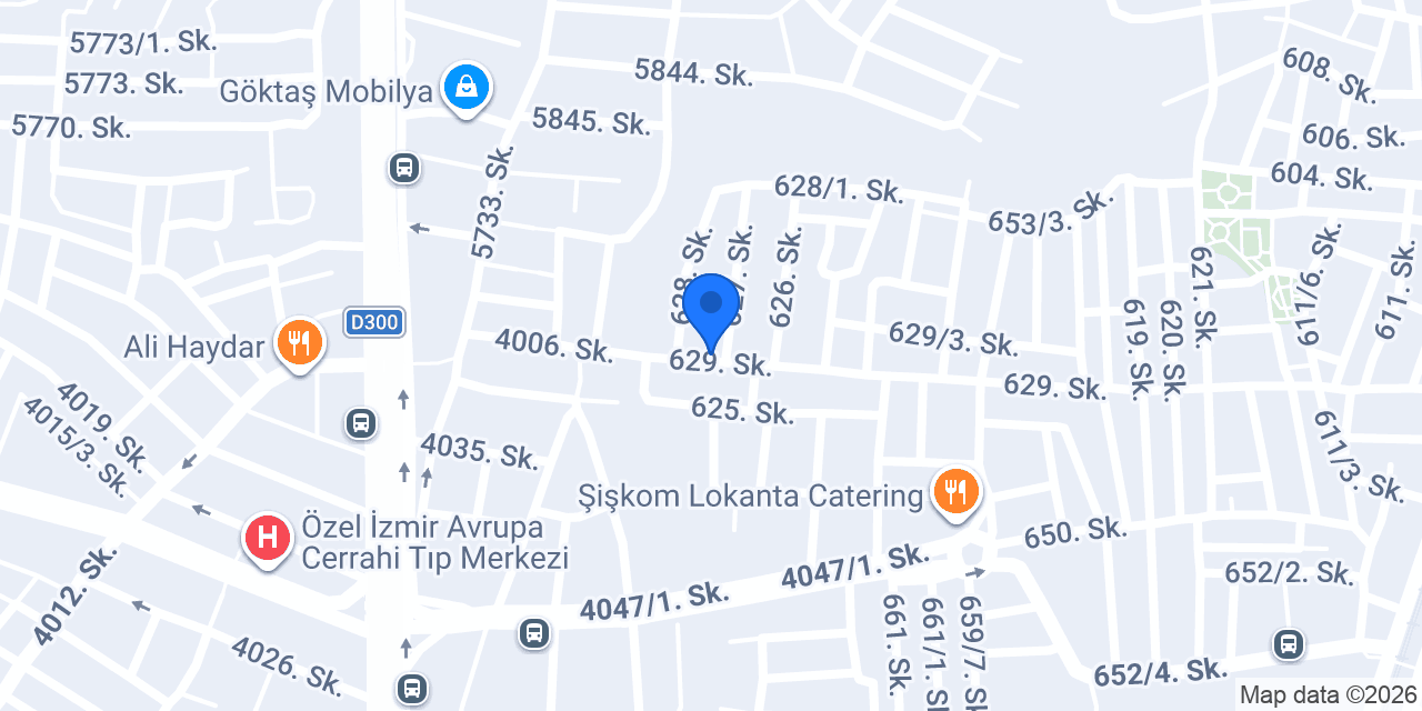 Özen Hırdavat konumu