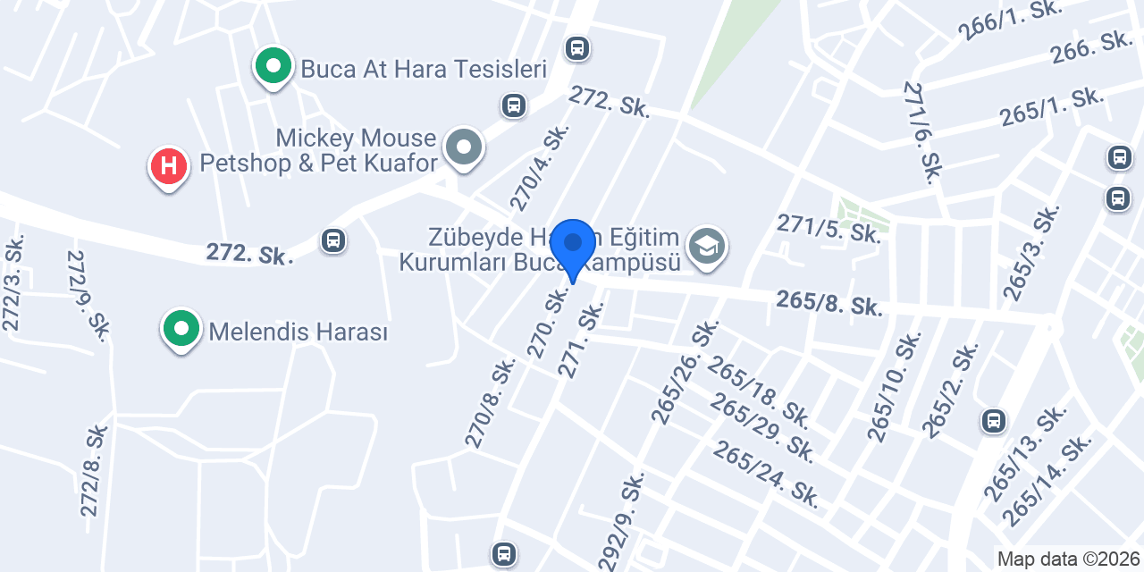 Buca Yenigün Veteriner Kliniği konumu