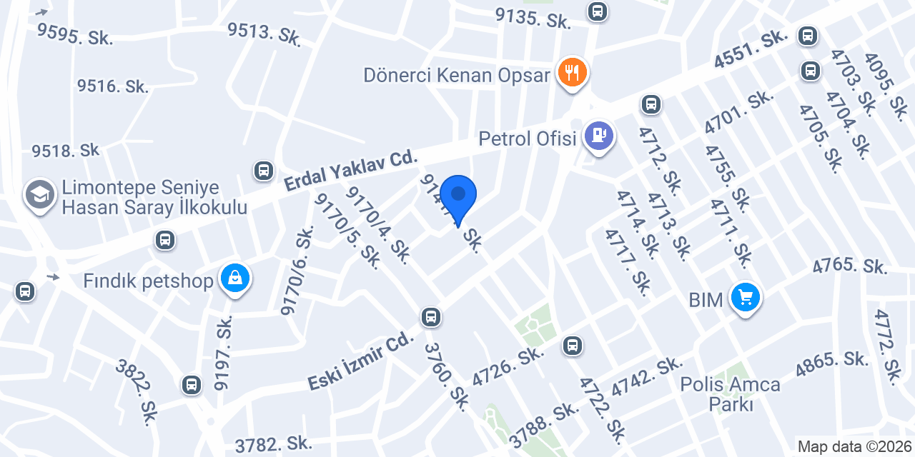 Efe Tekel bayi konumu