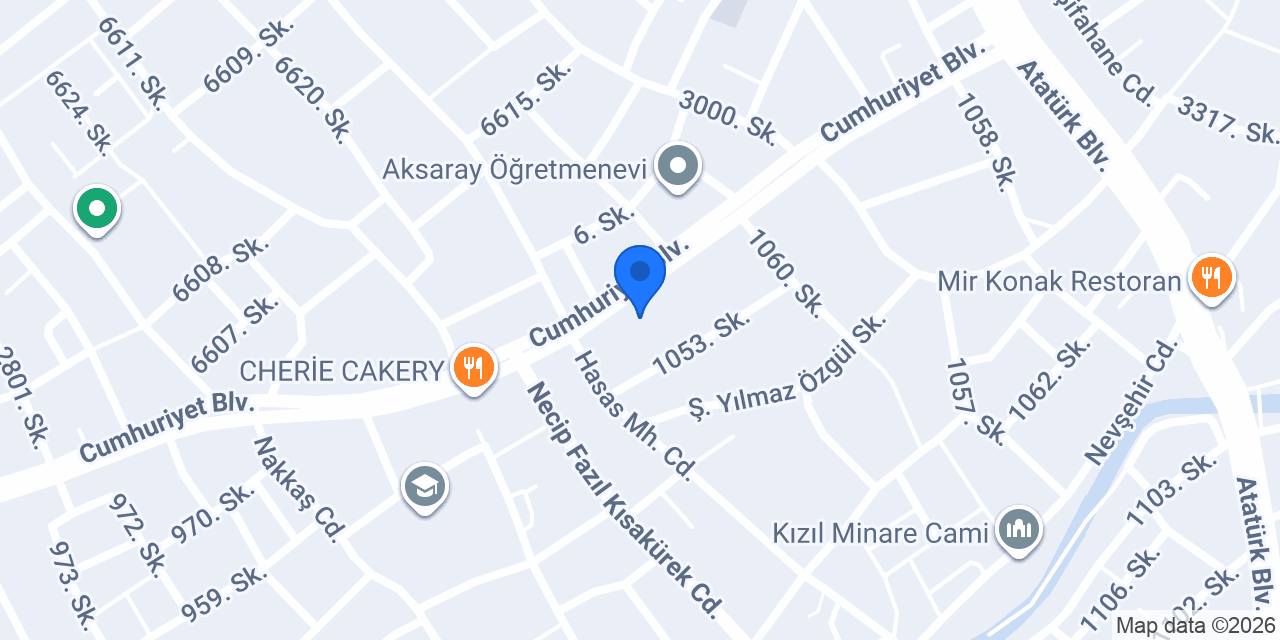 Güzeller Endüstriyel Mutfak konumu