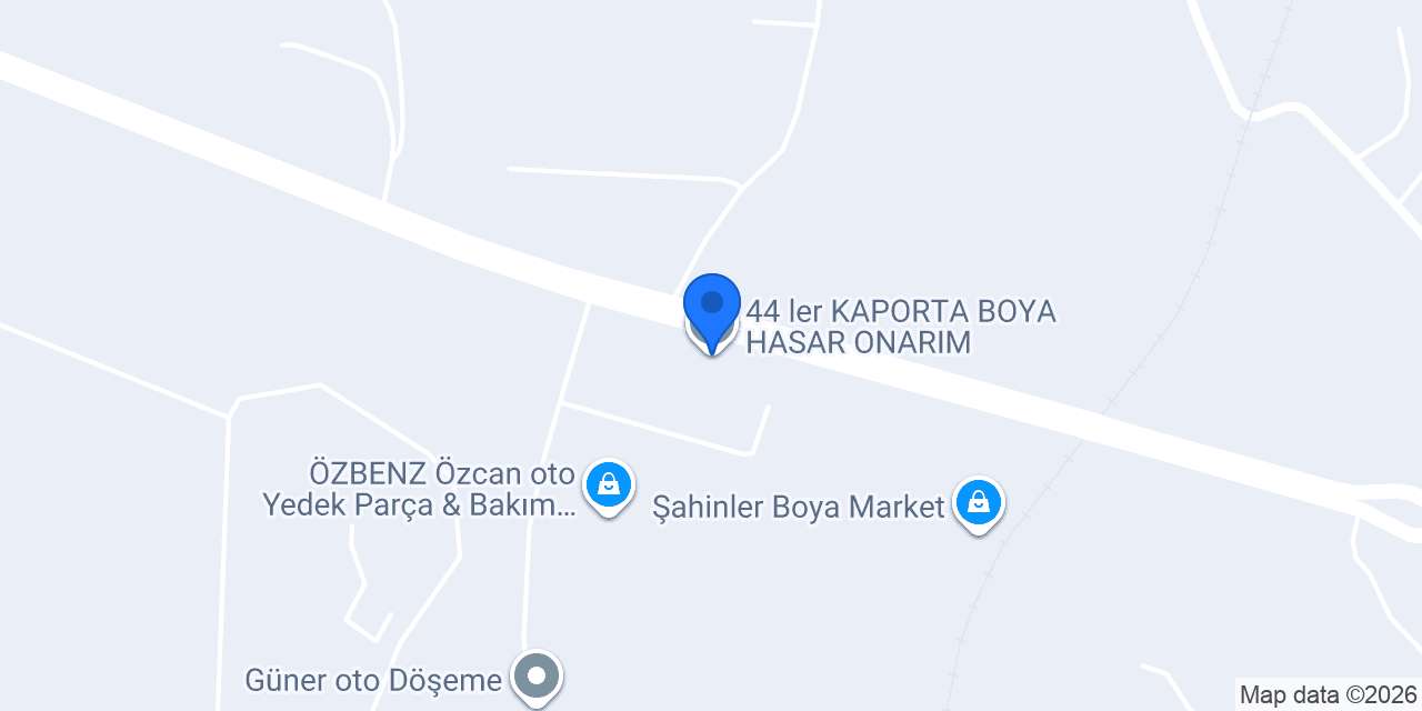 44 ler KAPORTA BOYA HASAR ONARIM konumu