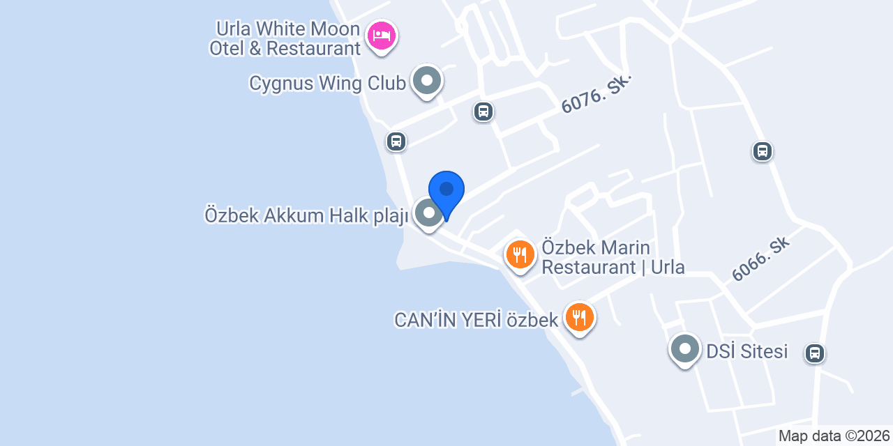 Urla Sunset Aqum Beach & Restaurant konumu