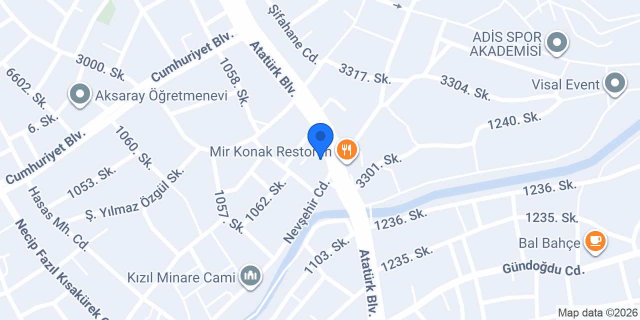 Martis bayan kuaförü konumu