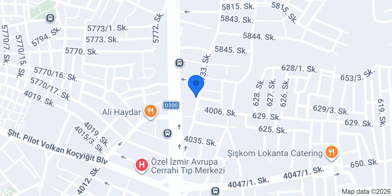 Şahin Hırdavat konumu