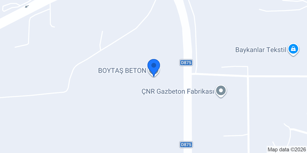 BOYTAŞ BETON konumu
