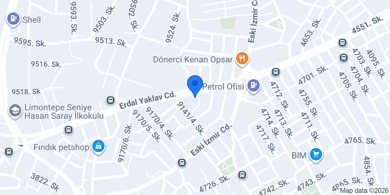 OĞUZ Sürücü Kursu konumu