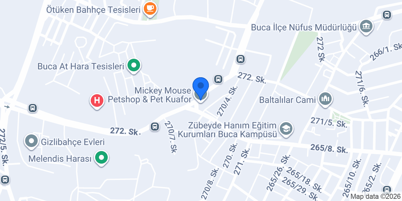ERAT VETERİNER KLİNİĞİ konumu
