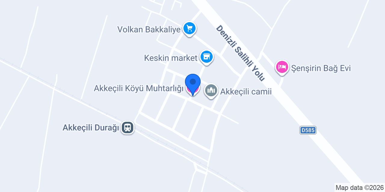Akkeçili Köyü Muhtarlığı konumu