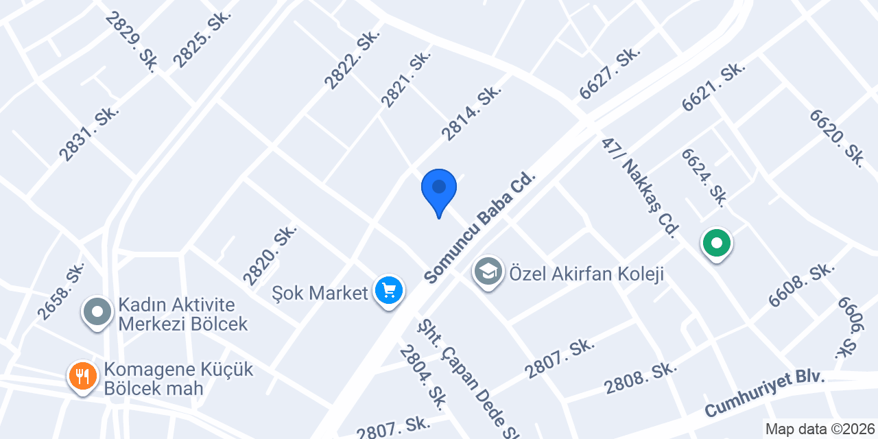 Özel Nakkaş Anaokulu konumu