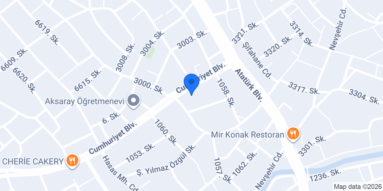 Özel Başak Çocuk Tıp Merkezi Aksaray konumu