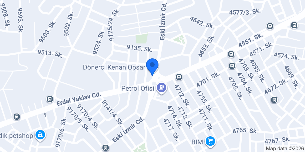 Beş Kardeş Aile Kasabı konumu