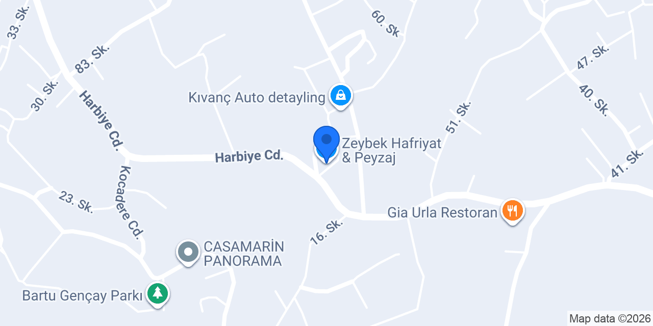 Zeybek Hafriyat & Peyzaj konumu