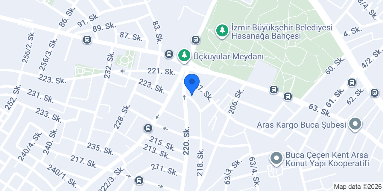 Buca Çorba Durağı konumu