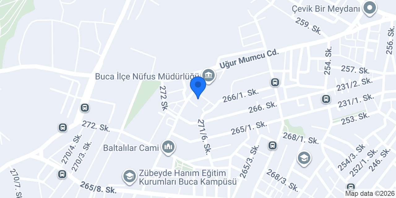 Buca Halk Eğitim Merkezi konumu