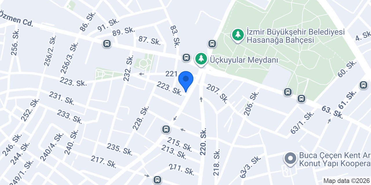Acıktım Fast Food konumu