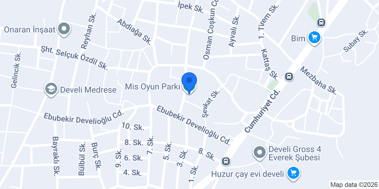 Mis Oyun Parkı konumu