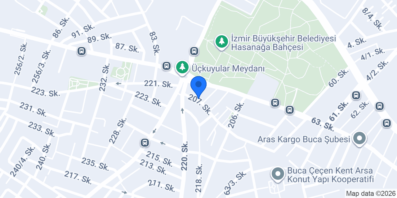 PTT - Buca Üçkuyular konumu