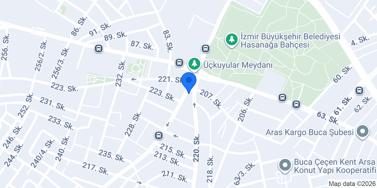 Üçkuyular Et Galerisi konumu