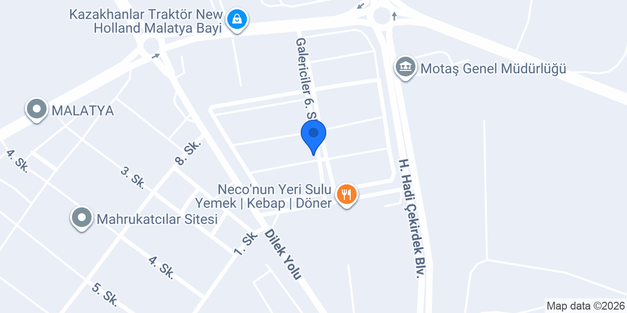Şen Otomotiv konumu