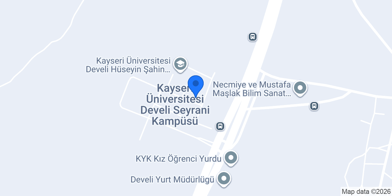 ÖSYM Develi Sınav Koordinatörlüğü konumu