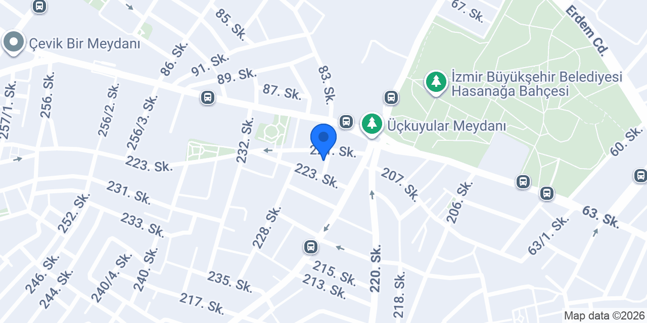 Ay Yıldız Tekek Bayi konumu