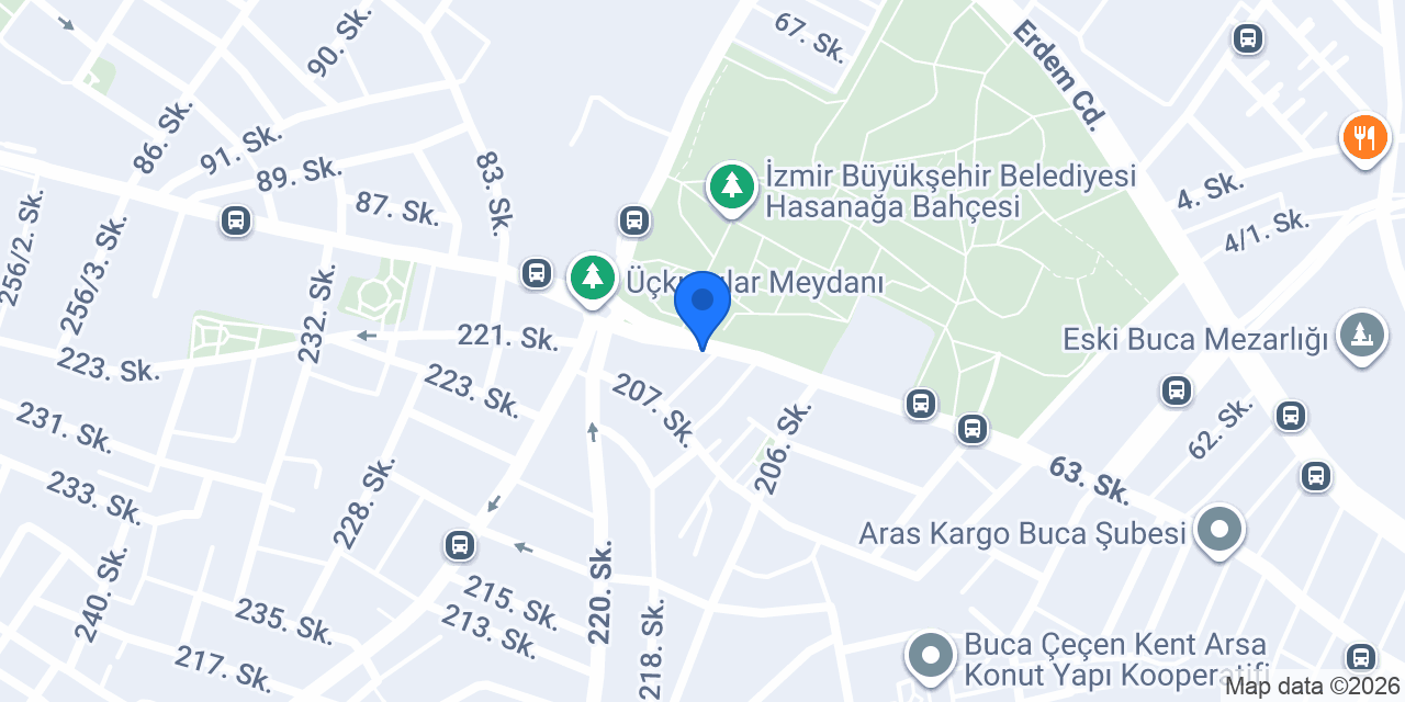 Buca Tekel Sipariş konumu