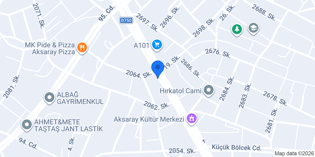 Dizayno Home E90 Mobilya Aksaray konumu