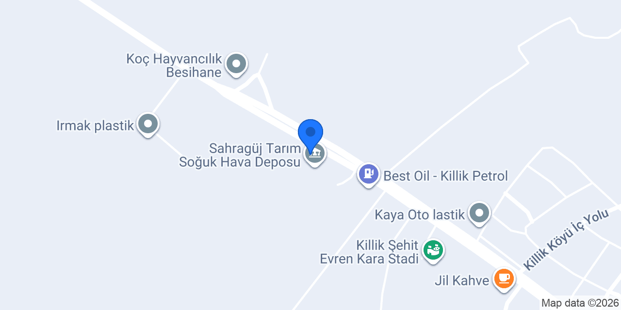 Sahragül Tarım Ürünleri konumu