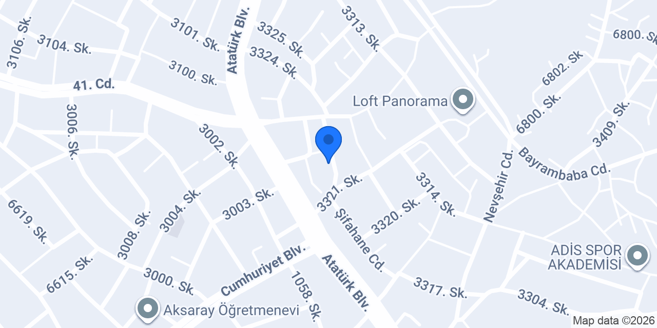 AKSARAY ASL KOMBİ konumu