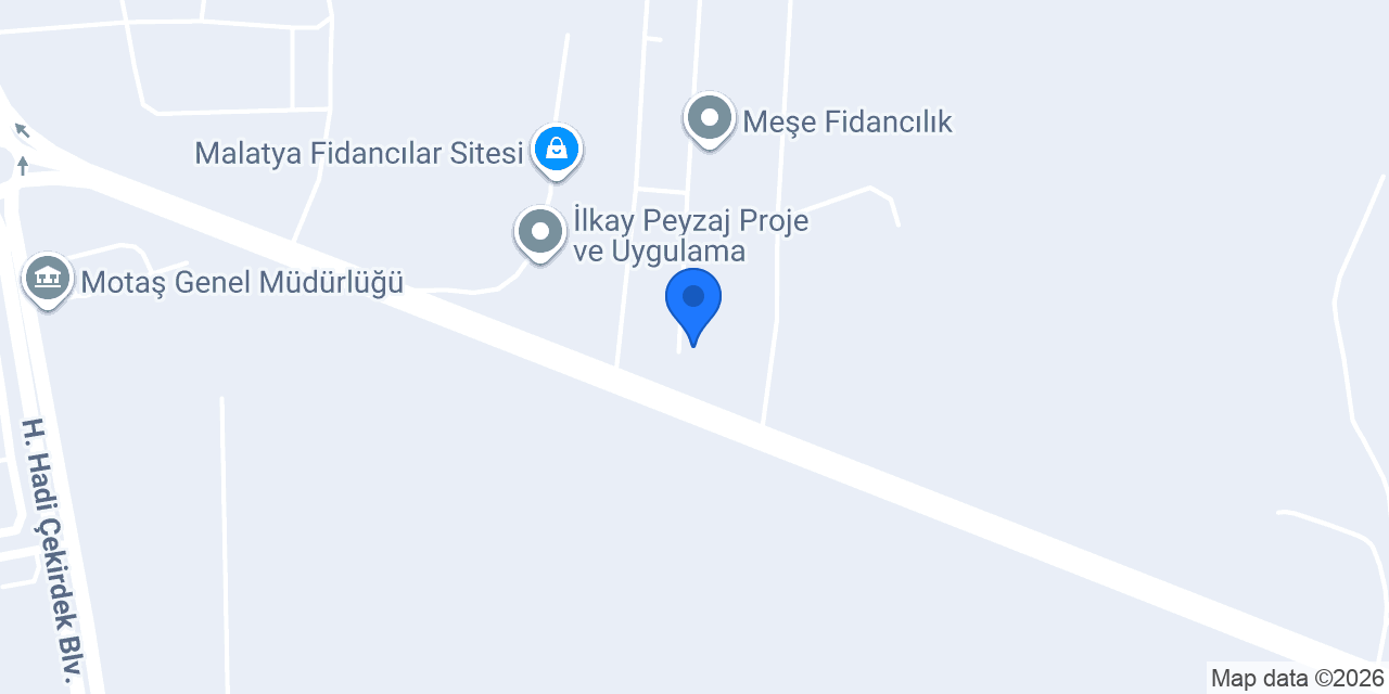 Öz Tarım Fidancılık konumu