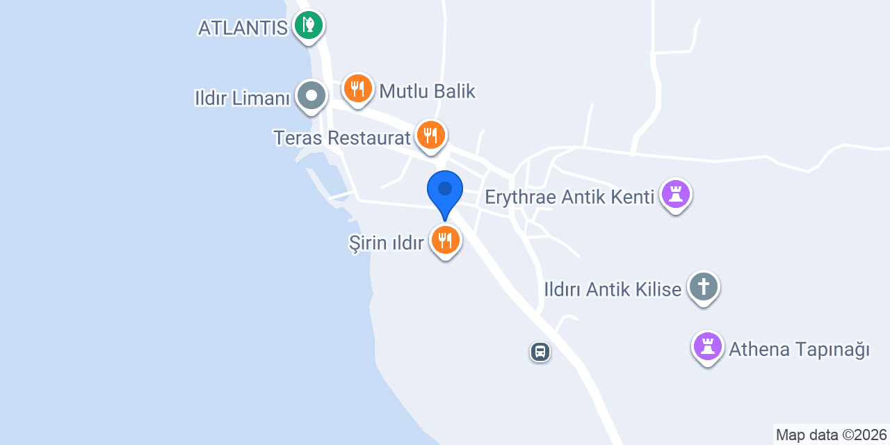Çeşme Ildırı Köyü konumu