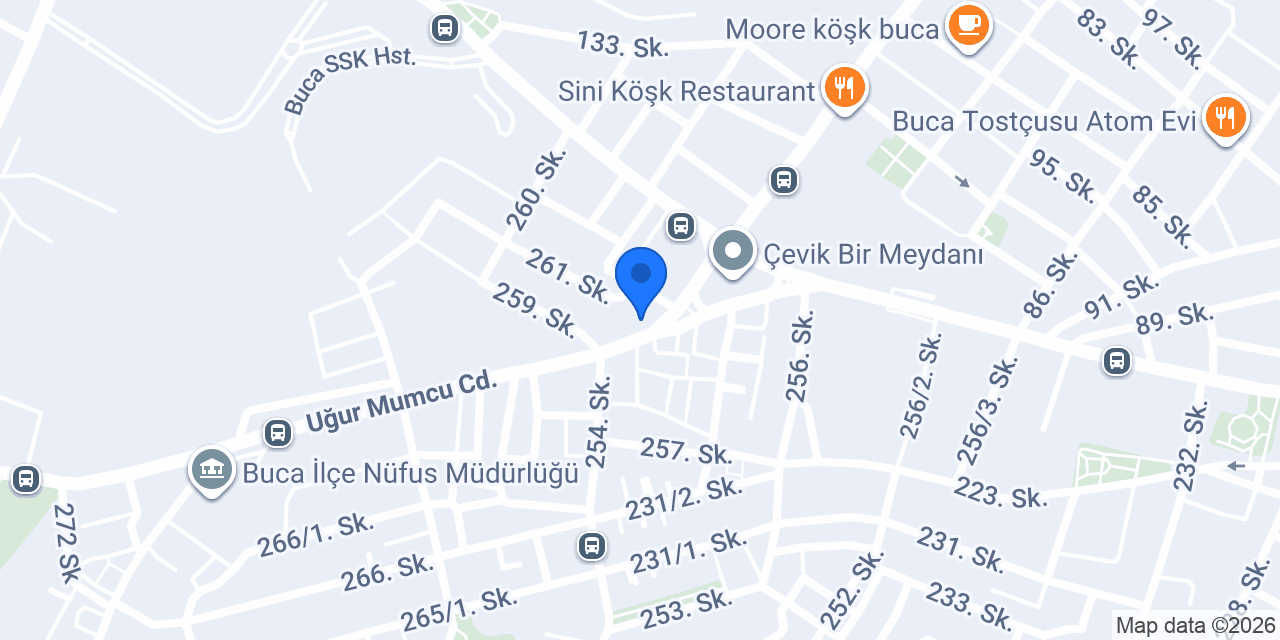 Kuveyt Türk Buca Şubesi konumu