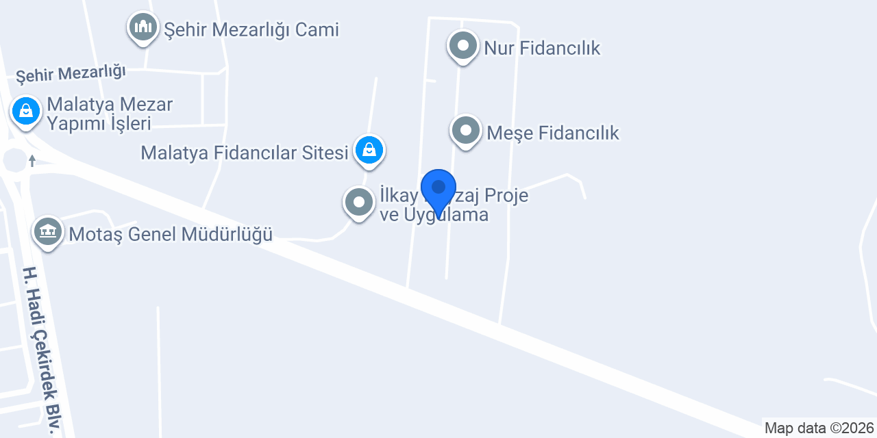 Şengül Fidancılık ve Peyzaj konumu