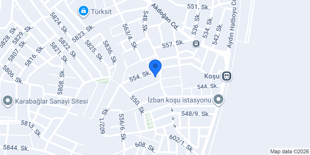 İzmir Kupon Cam konumu