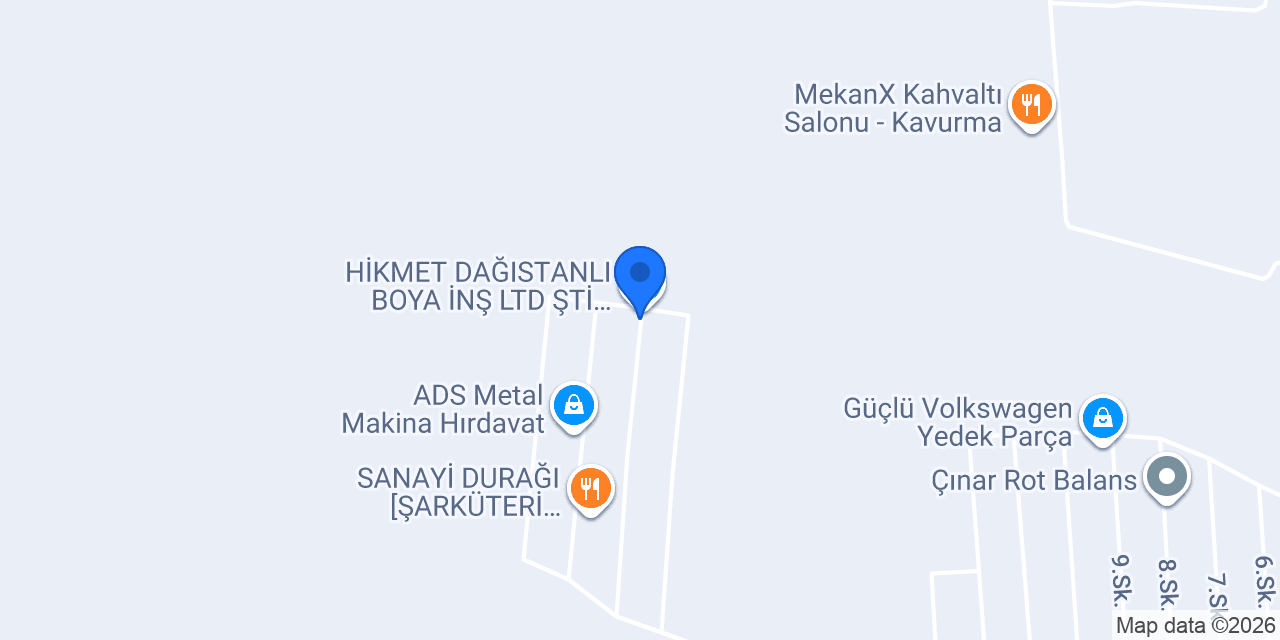 HİKMET DAĞISTANLI BOYA konumu