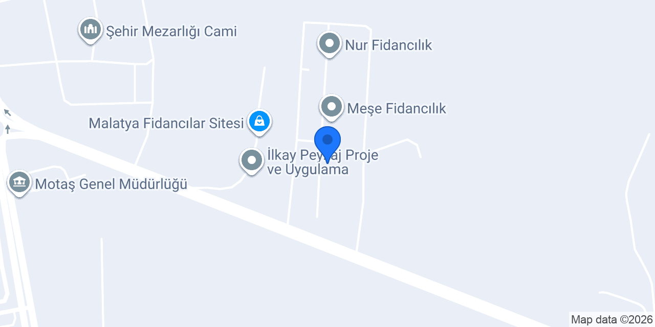 Malatya Avcı Fidancılık konumu