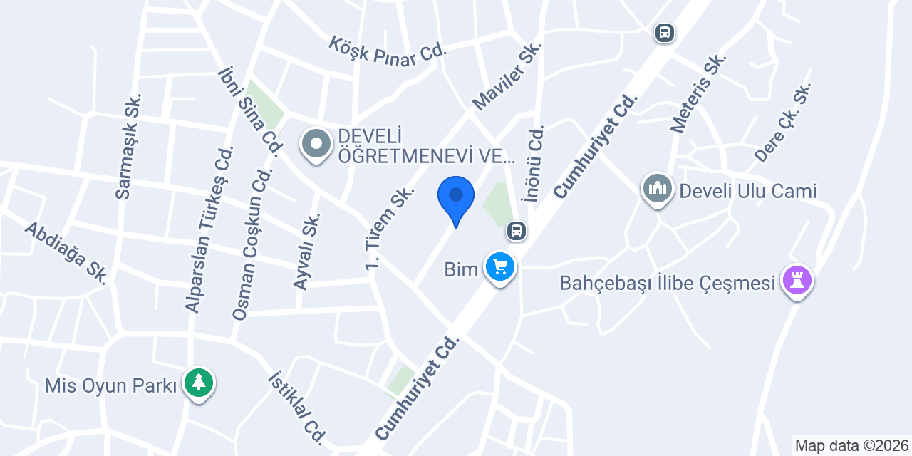 Okur Eczanesi konumu