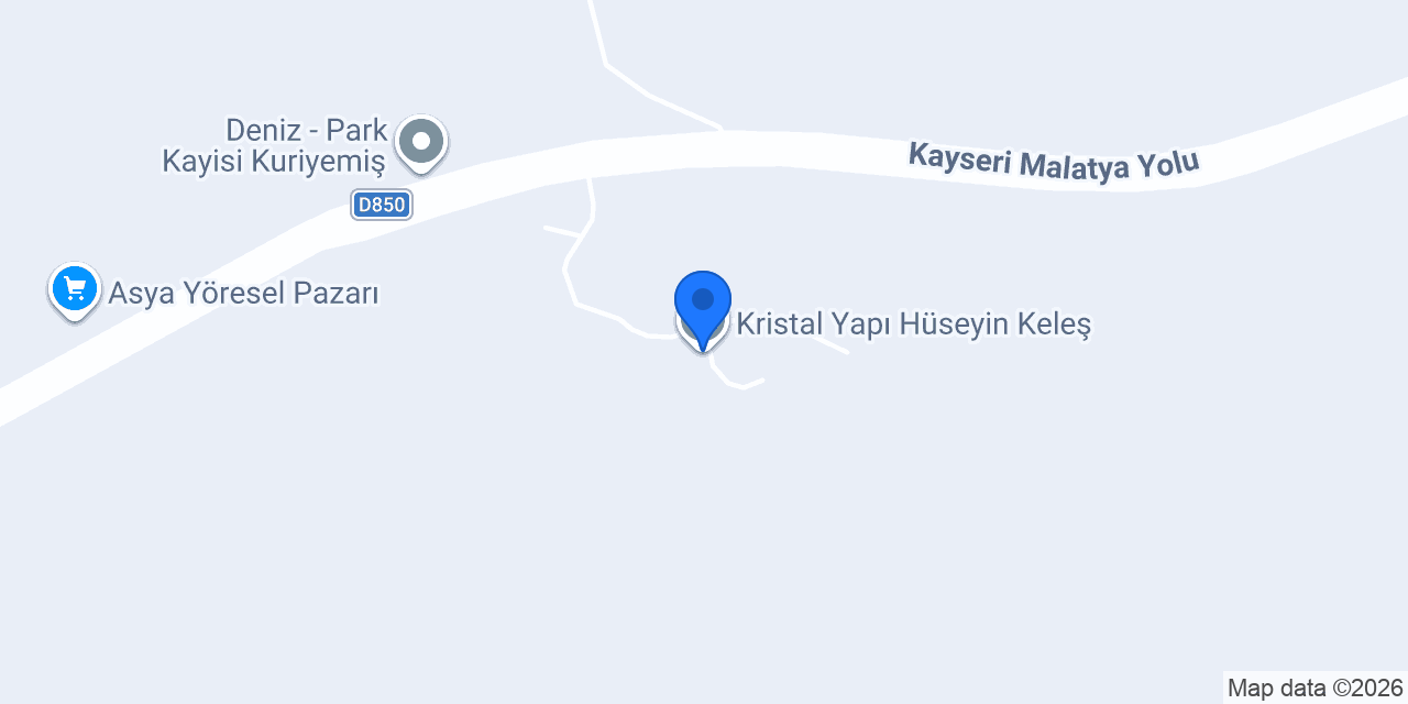 Kristal Yapı Hüseyin Keleş konumu