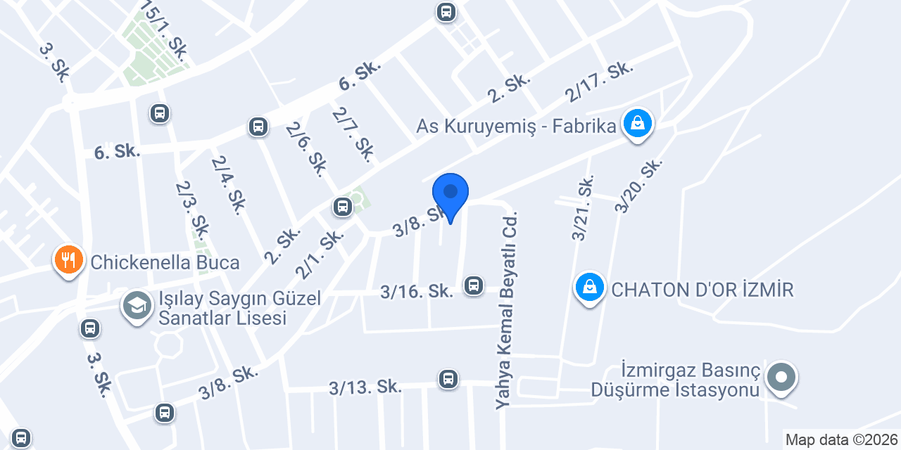Buca Şirinler Anaokulu konumu