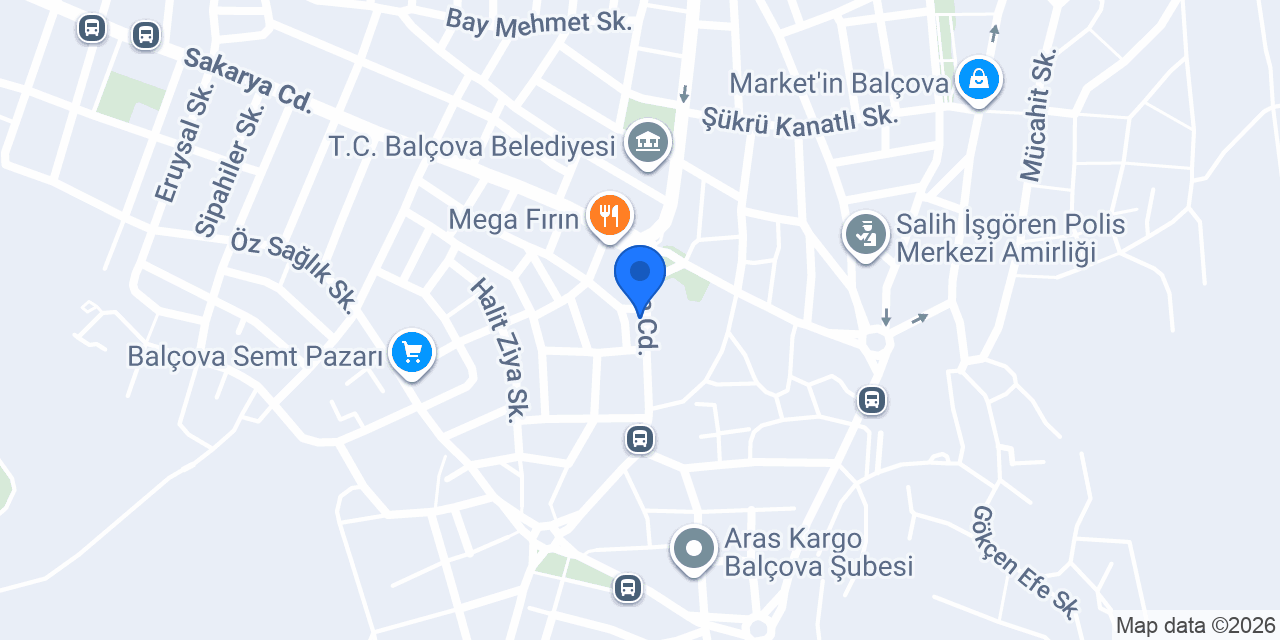 Balçova kuruyemiş konumu