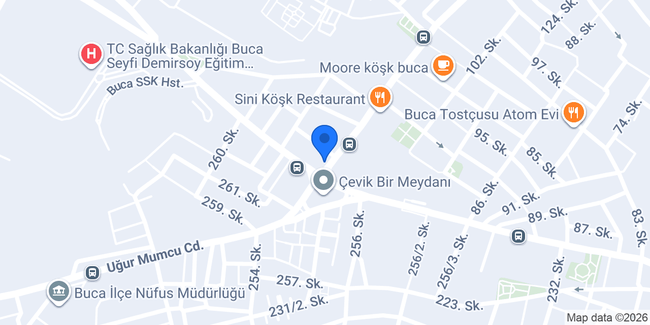 Gözde Çiçekcilik Buca konumu