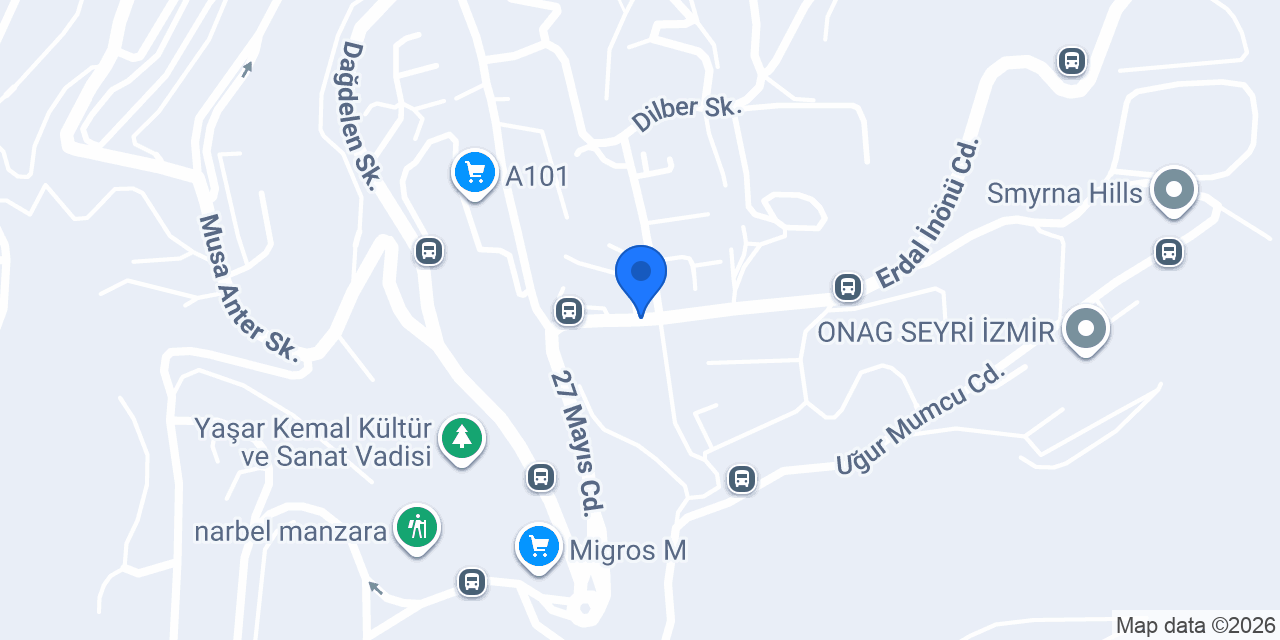 MADRAN DAMACANA SU TÜP konumu
