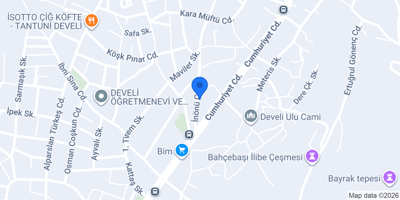 KAÇMAZ ELAK DEVELİ konumu